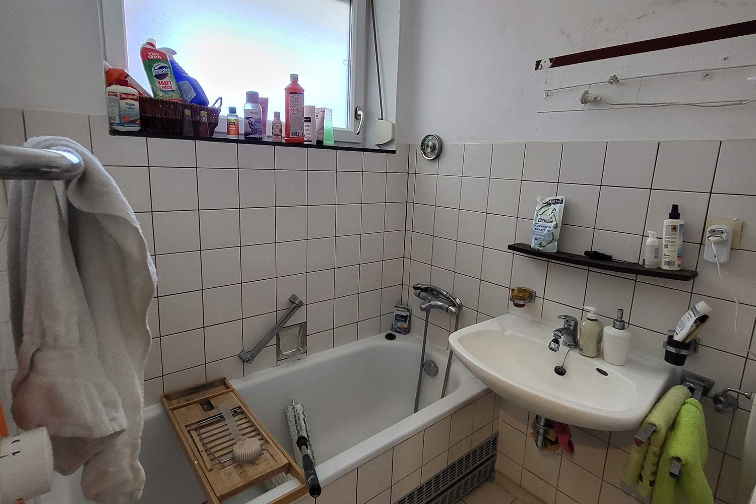 Vorher-Nachher Vergleich: Sanierung einer 3-Zimmer-Wohnung durch B&L in Ingolstadt